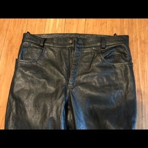 Leather Pants - 38x34